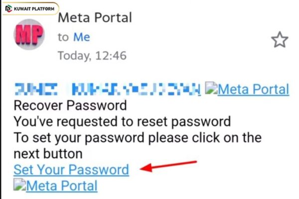 Meta Kuwait forgot password