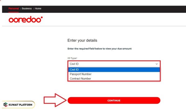 Ooredoo Quick Pay Kuwait for Bill