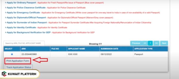 Indian Passport Renewal Steps in Kuwait