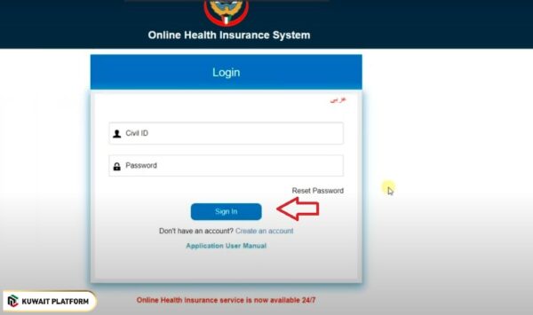 Health Insurance Kuwait Online Payment