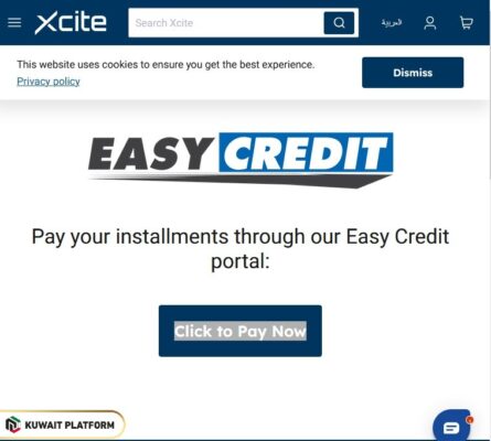 How to pay Xcite installments online
